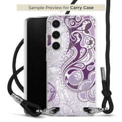 Carry Case Transparent Fabric black/silver