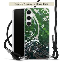 Carry Case Transparent Fabric black/silver