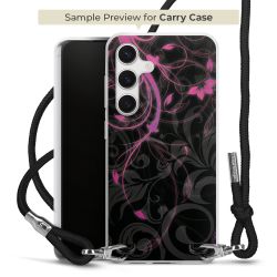 Carry Case Transparent Fabric black/silver