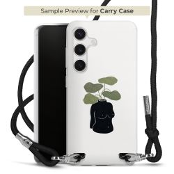 Carry Case Transparent Fabric black/silver