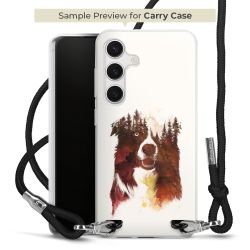 Carry Case Transparent Fabric black/silver