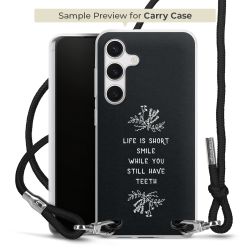 Carry Case Transparent Fabric black/silver