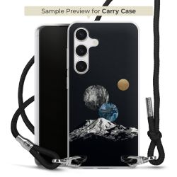 Carry Case Transparent Fabric black/silver