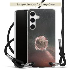 Carry Case Transparent Fabric black/silver