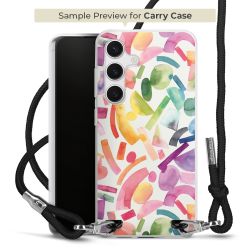 Carry Case Transparent Fabric black/silver