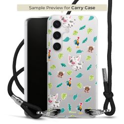 New Carry Case Transparent Stoff schwarz/silber