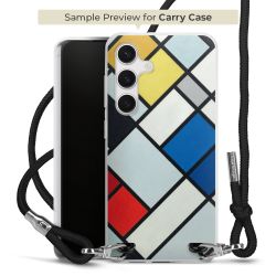 Carry Case Transparent Fabric black/silver