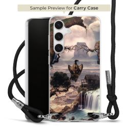 Carry Case Transparent Fabric black/silver