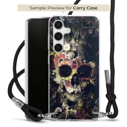 Carry Case Transparent Fabric black/silver