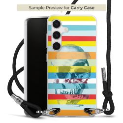 Carry Case Transparent Fabric black/silver