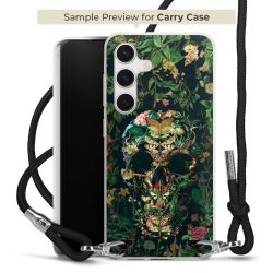 Carry Case Transparent Fabric black/silver