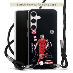 Carry Case Transparent Fabric black/silver