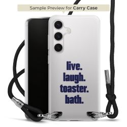 Carry Case Transparent Fabric black/silver