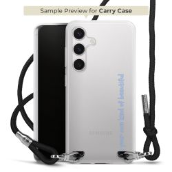 Carry Case Transparent Fabric black/silver