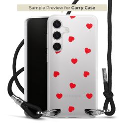 Carry Case Transparent Fabric black/silver