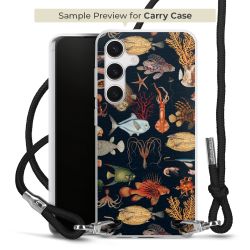 Carry Case Transparent Fabric black/silver