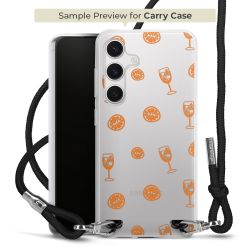 Carry Case Transparent Fabric black/silver