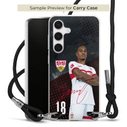 Carry Case Stoff schwarz/silber