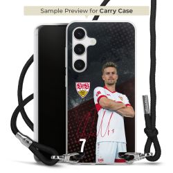 Carry Case Stoff schwarz/silber