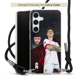 Carry Case Stoff schwarz/silber