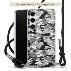 Carry Case Transparent Fabric black/silver