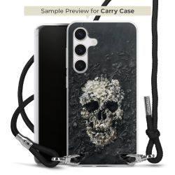 Carry Case Transparent Fabric black/silver