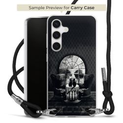 Carry Case Transparent Fabric black/silver