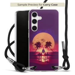 Carry Case Transparent Fabric black/silver