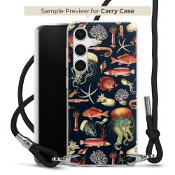 Carry Case Transparent Fabric black/silver