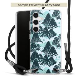 New Carry Case Transparent Stoff schwarz/silber