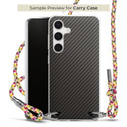 New Carry Case Transparent Stoff colourful/silber