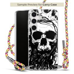 New Carry Case Transparent Stoff colourful/silber