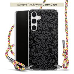 New Carry Case Transparent Stoff colourful/silber