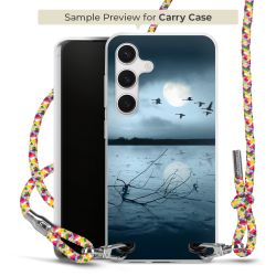 Carry Case Transparent Fabric colourful