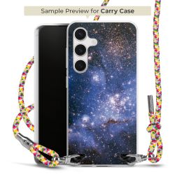 New Carry Case Transparent Stoff colourful/silber