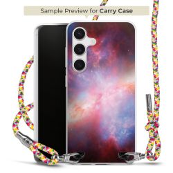 Carry Case Transparent Fabric colourful