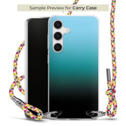 New Carry Case Transparent Stoff colourful/silber