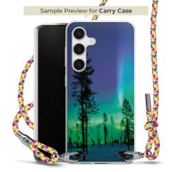 New Carry Case Transparent Stoff colourful/silber