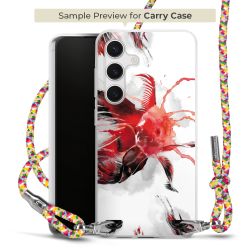 Carry Case Transparent Fabric colourful