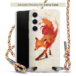 New Carry Case Transparent Stoff colourful/silber