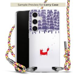 New Carry Case Transparent Stoff colourful/silber