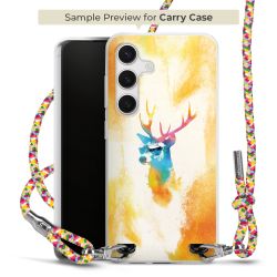 New Carry Case Transparent Stoff colourful/silber