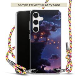 New Carry Case Transparent Stoff colourful/silber