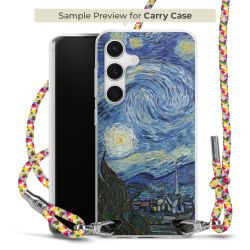 New Carry Case Transparent Stoff colourful/silber