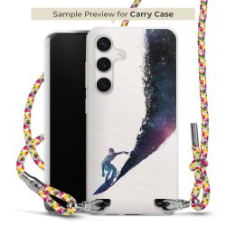 Carry Case Transparent Fabric colourful