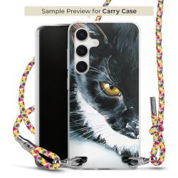 New Carry Case Transparent Stoff colourful/silber