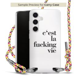 Carry Case Transparent Fabric colourful