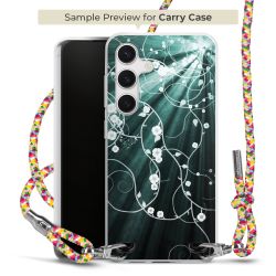 Carry Case Transparent Fabric colourful