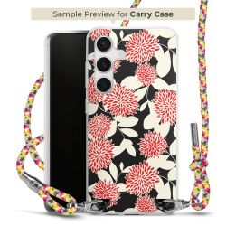 Carry Case Transparent Fabric colourful