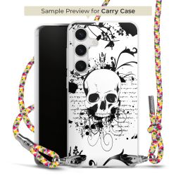 New Carry Case Transparent Stoff colourful/silber